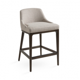 Everett Counter Chair: Grey Linen